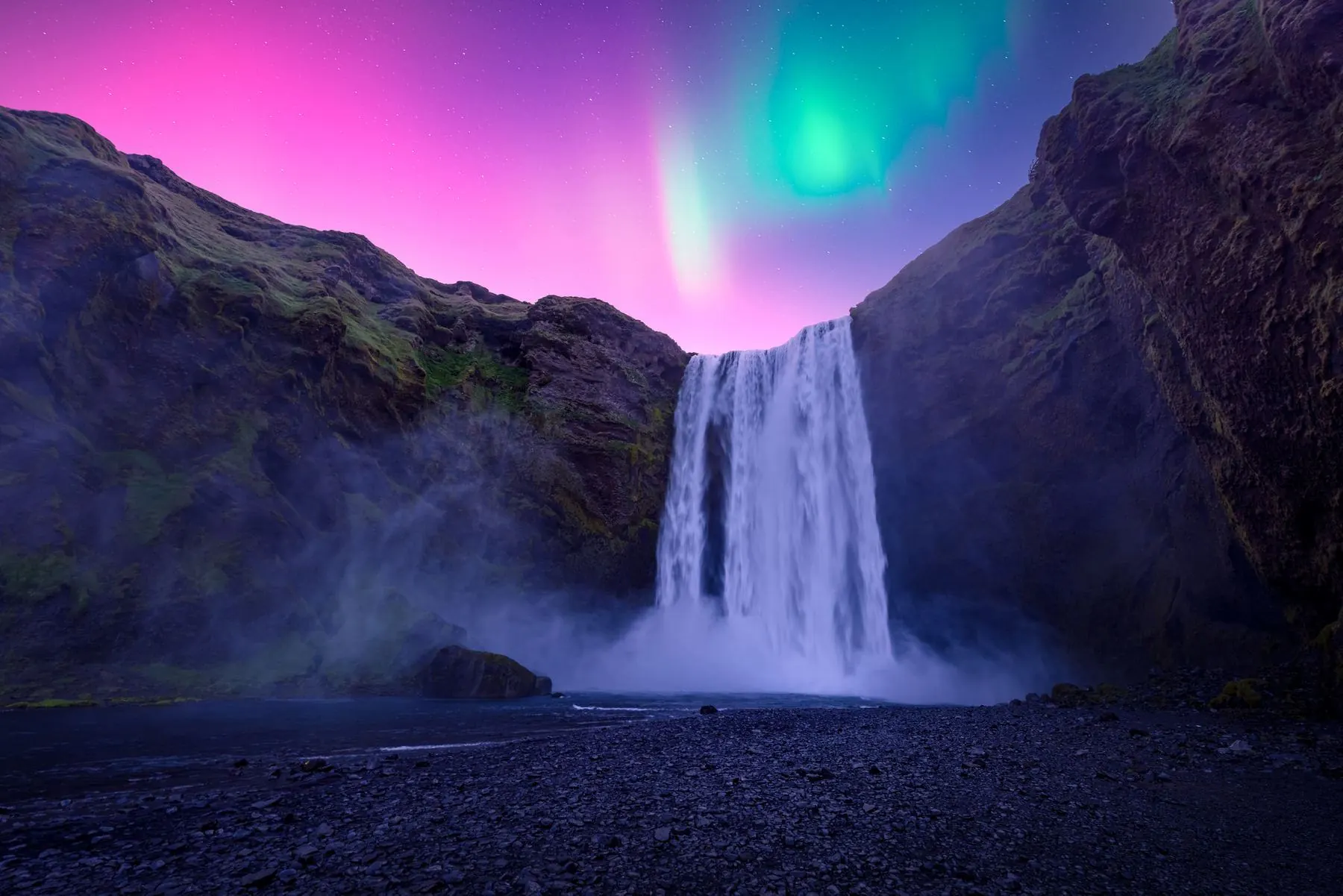 Skógafoss Waterfall