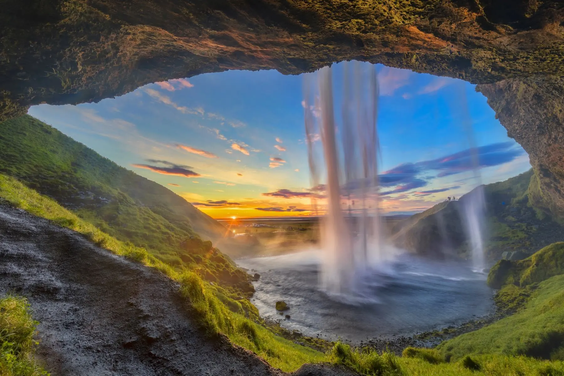 Seljalandsfoss at golden hour